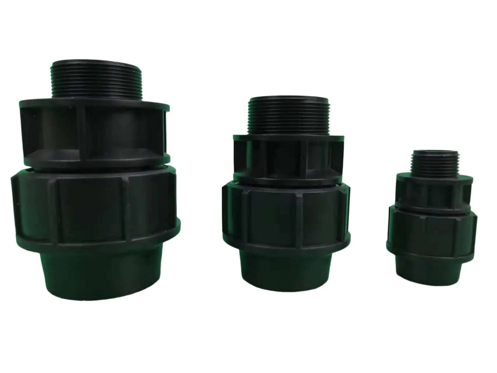 PP Compression Ftitting Pn10 Pn16 All Black End Cap PP Fittings