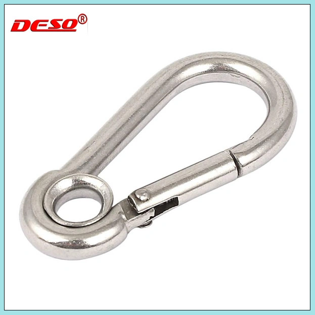 Rigging Hardware Carabiner Steel Snap Hook with Eyelet DIN5299 a