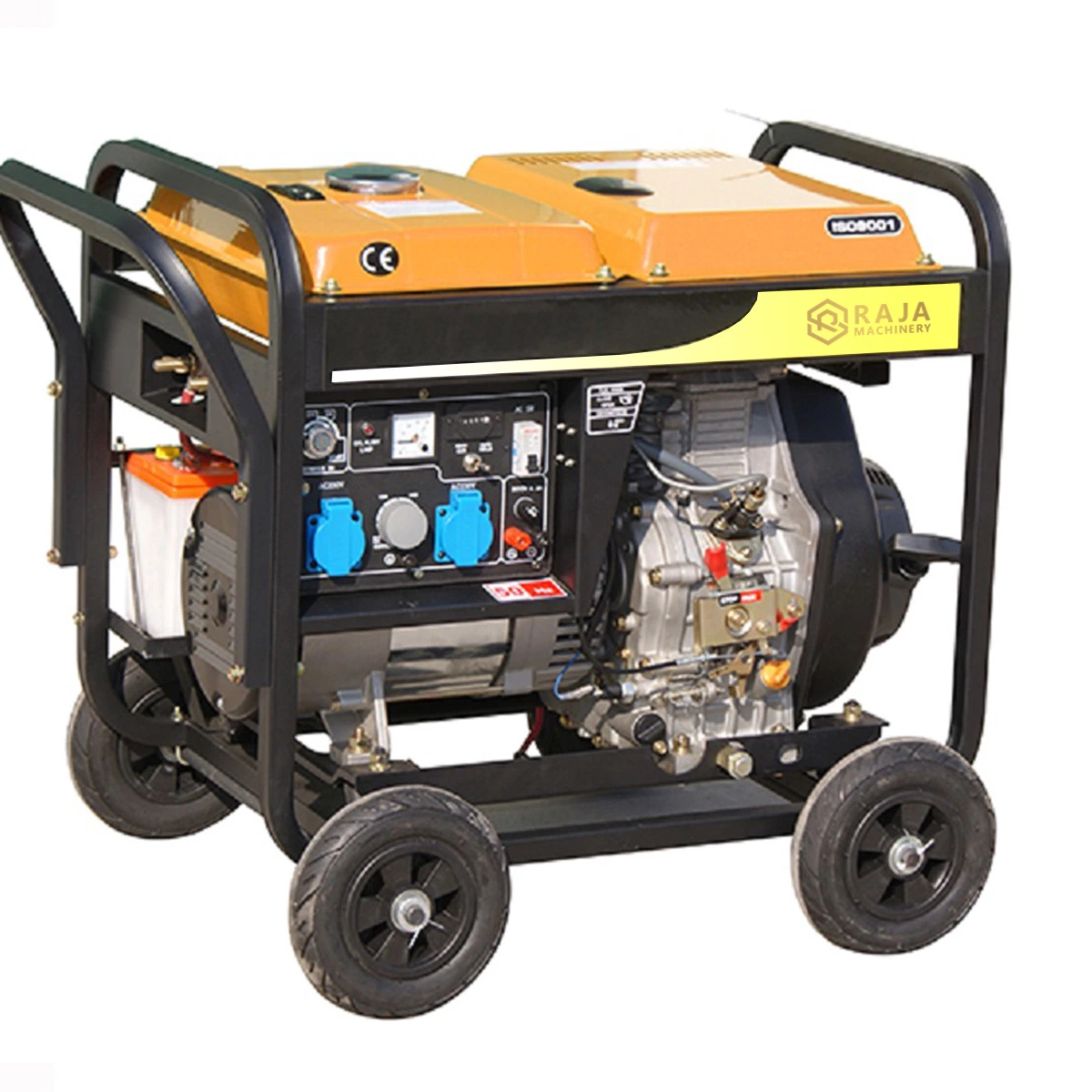 Air Cooled Big Power 4.0KW Diesel Welding Generators Home Use Repair Station