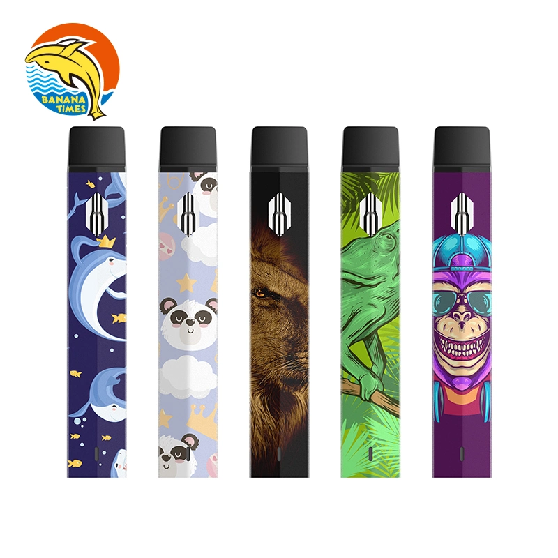 Sin plomo de cerámica de 1000 mg Pod vaporizador E cigarrillo vacío OEM 1ml de aceite espeso personalizado desechables vaporizador Pen