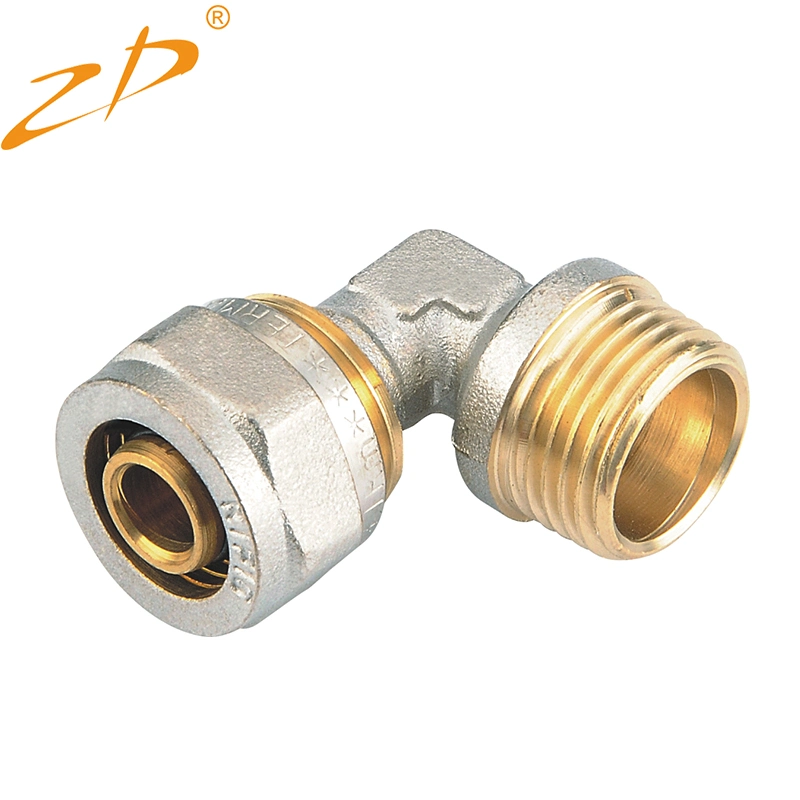 Triangle Handle Angle Valve Female Tee Male Elbow Plumbing Pipe Fittings for Clamping Ring Screw System