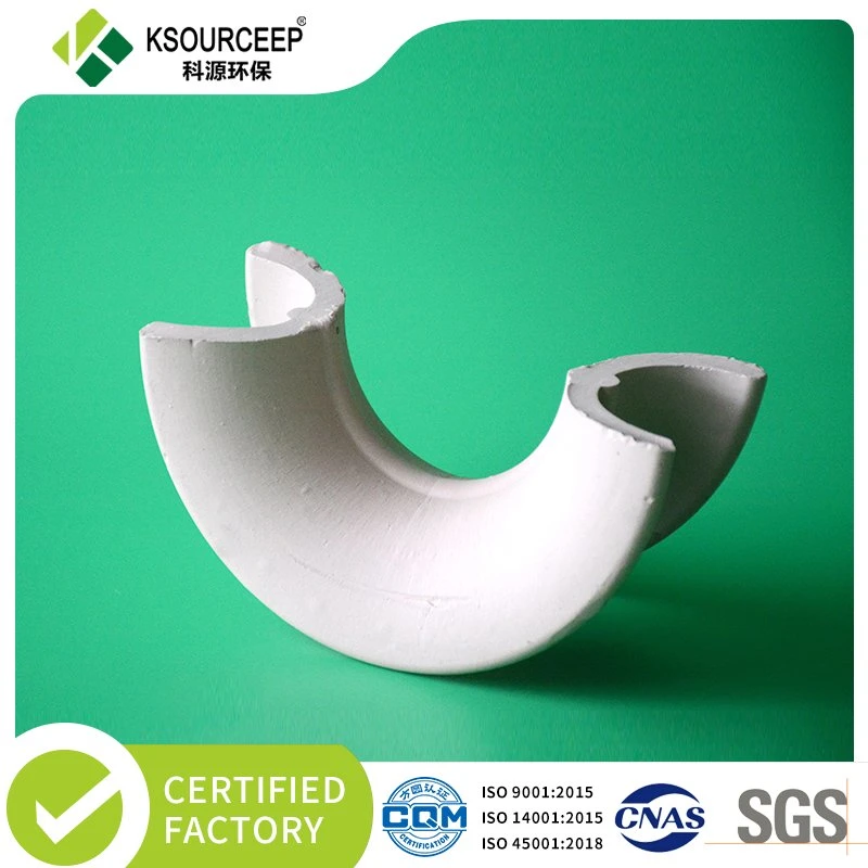 50mm Ceramic Intalox Saddle Ring Chemical Packing Manufacturers