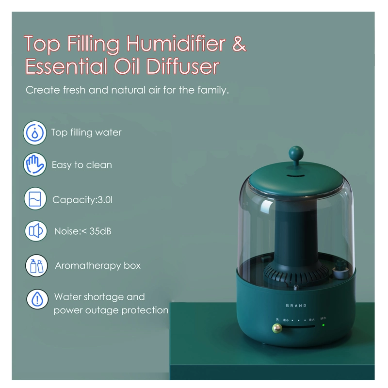 3.0L Wholesale/Supplier Factory Supply Cool Mist Humidifier