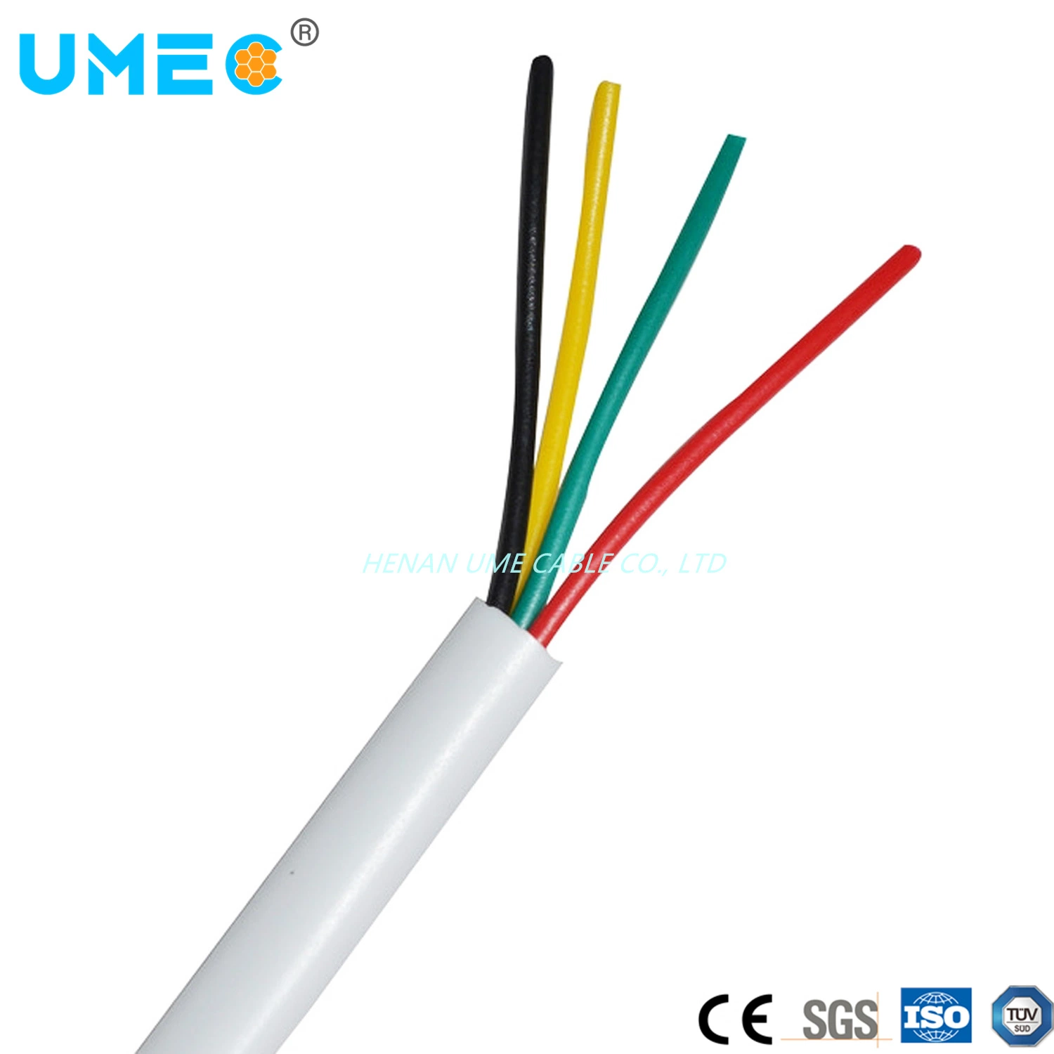 IEC60227 Rvv Multi-Core 2 3 4 أسلاك نحاسية رباعية النوى H05VV-F كبل كهربائي مرن من Myym