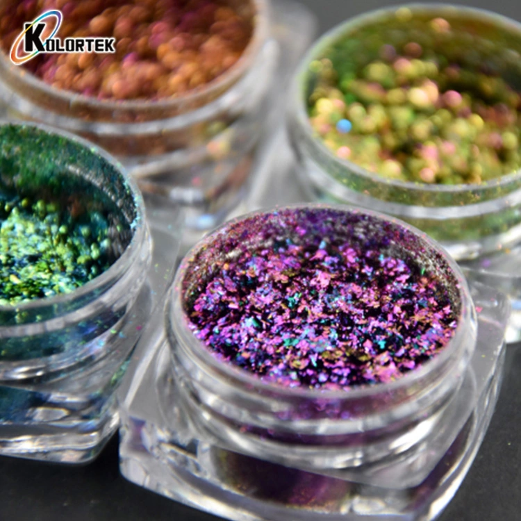 Bulk Color Shifting Irregular Chameleon Flakes, Nail Art Sparkling Flakes