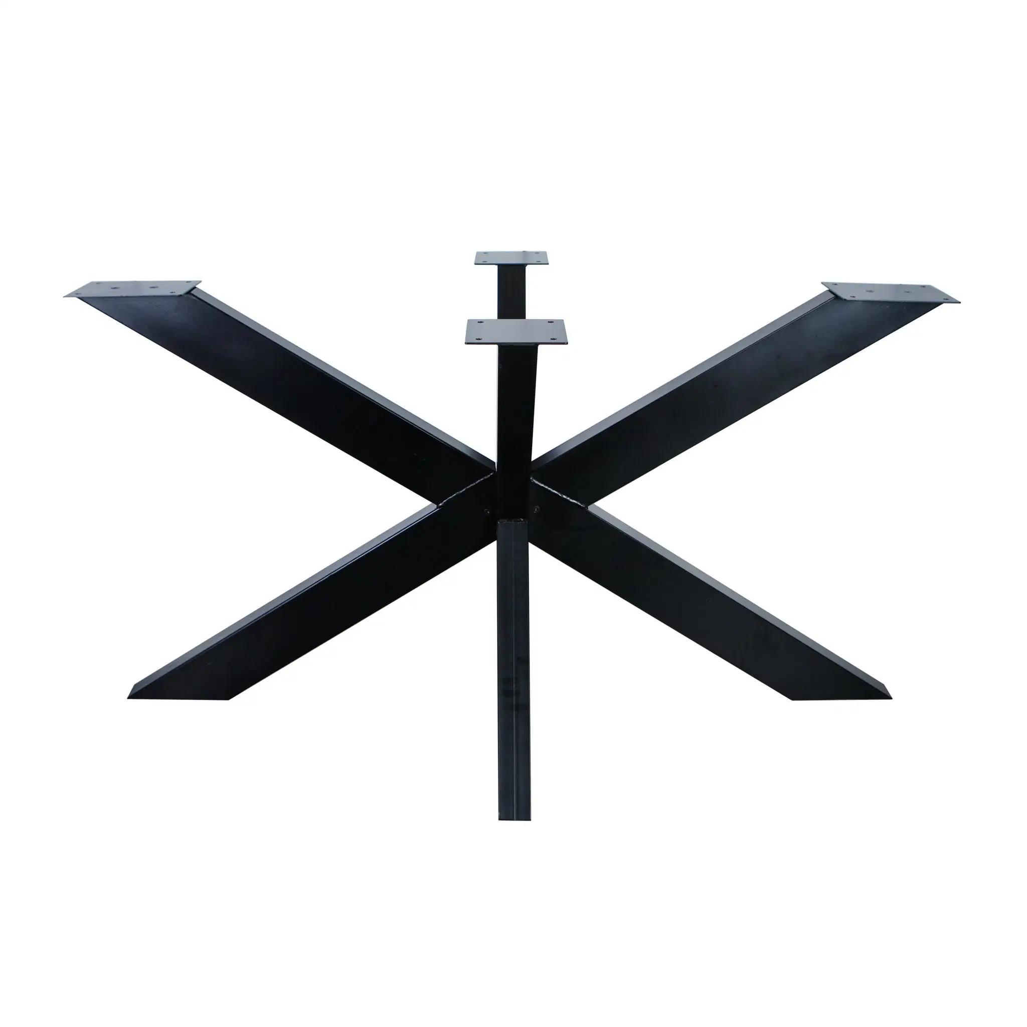 Criss-Cross Matrix Slim Wide Square Round Tubea U X Y V Double-Y Scissors Table Metal Leg Feet`S Base