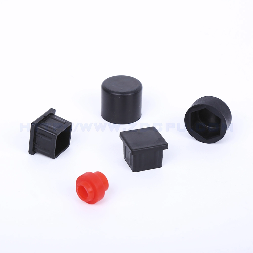 Injection Molded Pipe Fittings Plastic Nylon Tube Plug Cap Insert End Cover