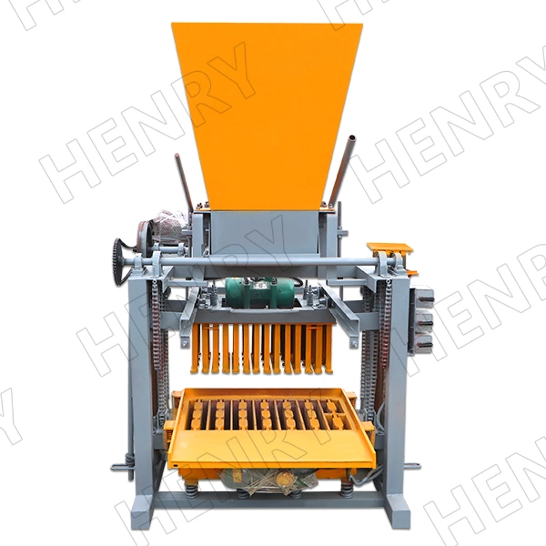 Qt4-35b Hand Operated Hollow Block Machine Paver Machine Curbstone Making Machine