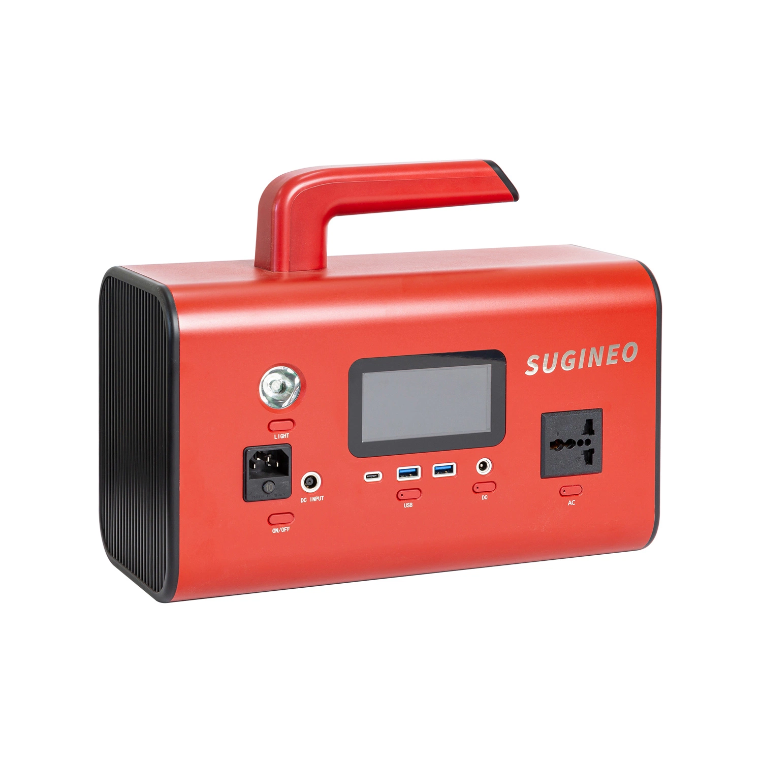 Factory Supply Power Bank LCD Display 600W Solar Generator for Emergency Power Supply with LED Light