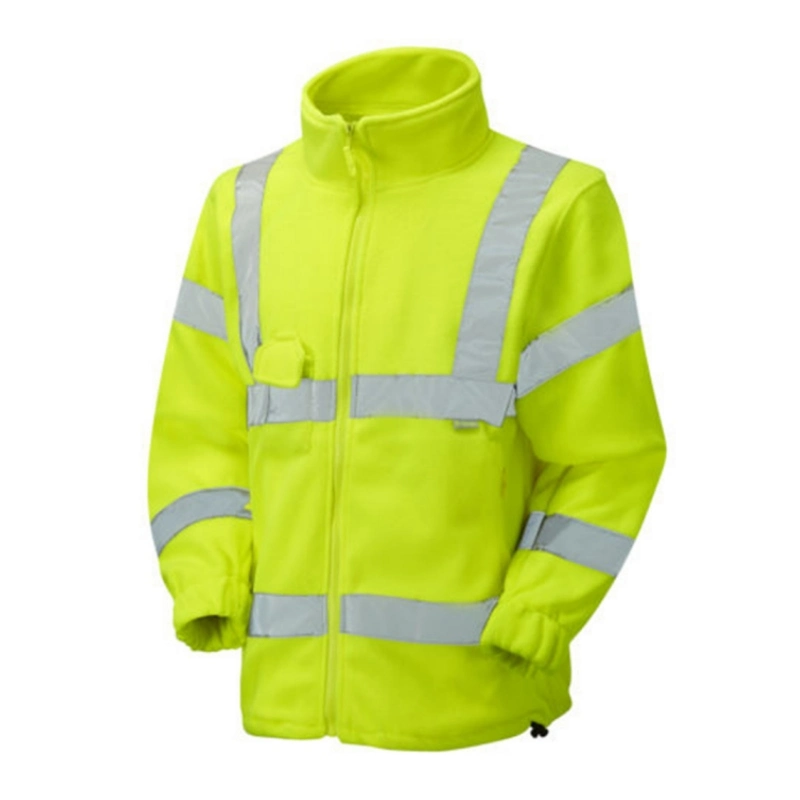 Construction Custom Reflective Fleece Fire Retardant Overall Uniform Weld Men Workwear Safety Winter Jacket