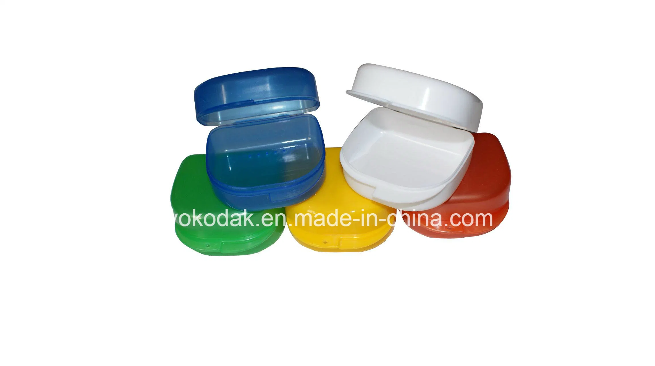 Caja de dentadura de plástico Dental Disposable Dental Productos dentales