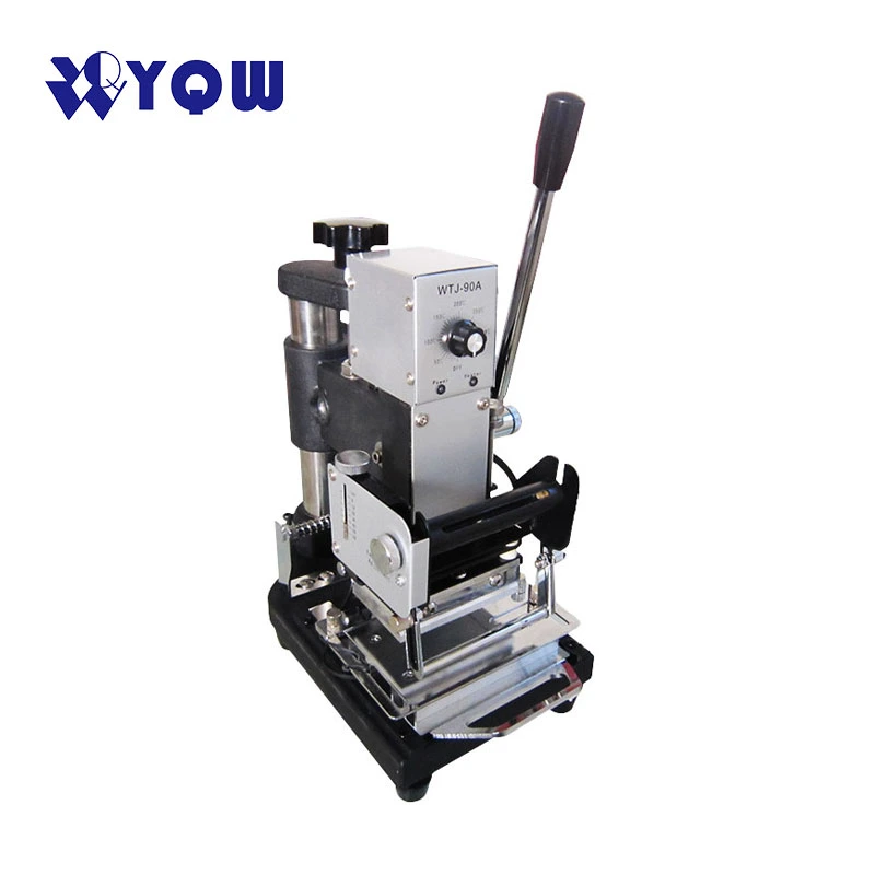 Manual Embossed PVC Card Hot Foil Heat Press Tipping Machine