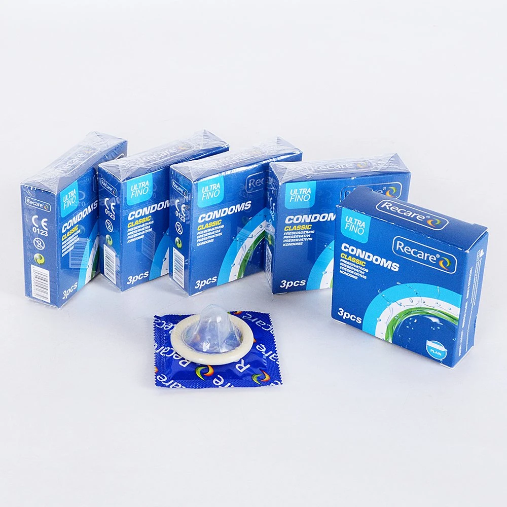 Recare Latex Condom Product with CE and ISO Certificate Standard OEM Package Condom