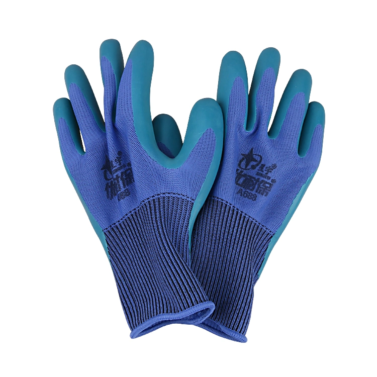 Guante de látex Eco-Natrue baratos Xingyu Guantes recubiertos/guantes de seguridad con gran agarre