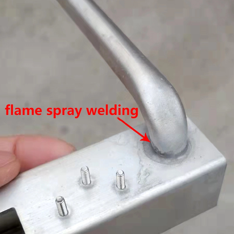 Acessórios para tubos de soldadura por chama em alumínio de ferro com fuga de ar