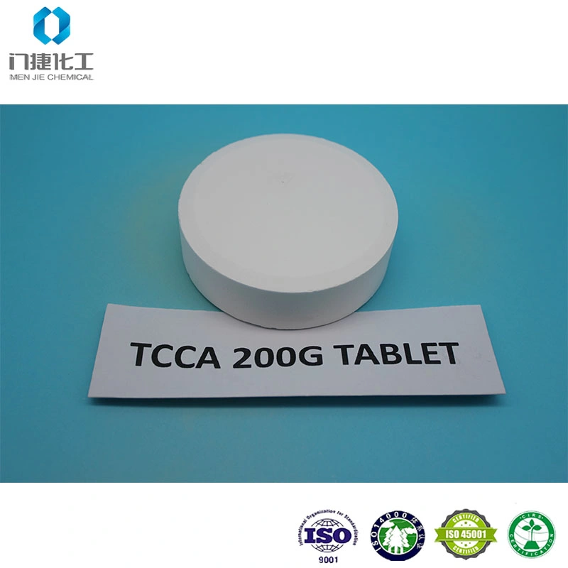 Swimming Pool Bulk 90% Chlorine 3 Inch Stabilized Trichloroisocyanuric Acid TCCA Chlorine Tablets