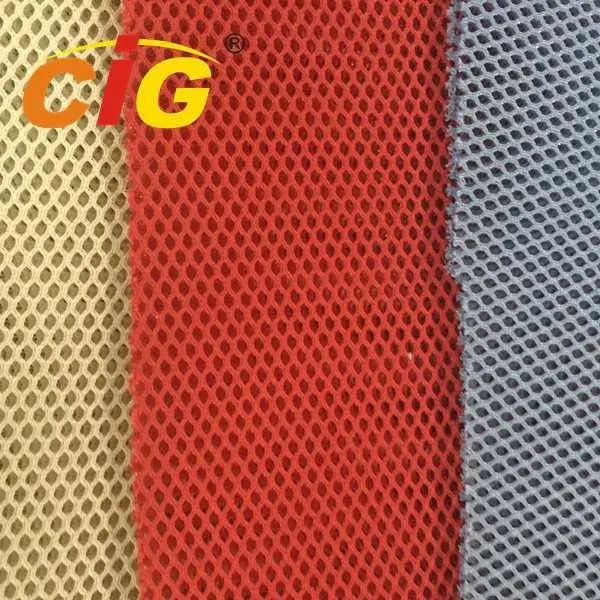 Fiber Glass Warp Knitting Polyeste Sandwich Air Mesh Fabric