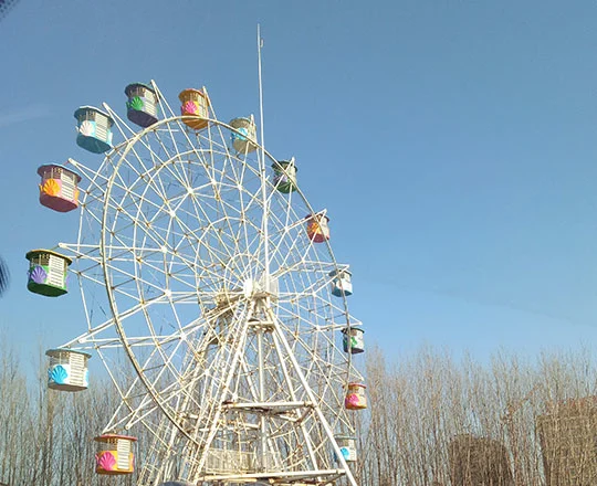 Atracción Amusement Ride 80 metros Giant Ferris Wheel para exterior Parque de atracciones