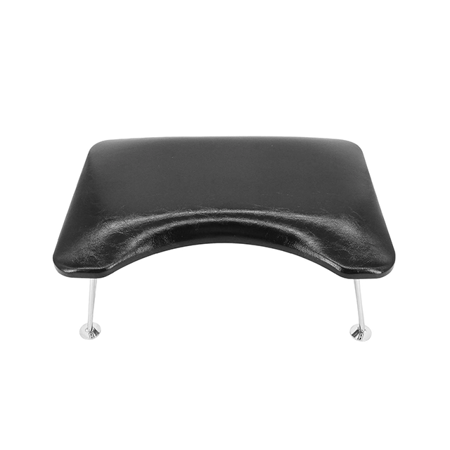 Black PU Leather Manicure Hand Rest Pillow, Portable Nail Arm Rest Cushion Holder Nail Art Stand