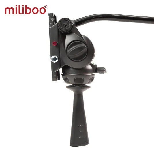 Miliboo Myt803 Trípode o monopie Trípode de aluminio de alta resistencia de la cámara de vídeo de la cabeza de líquido de 75mm Bowl