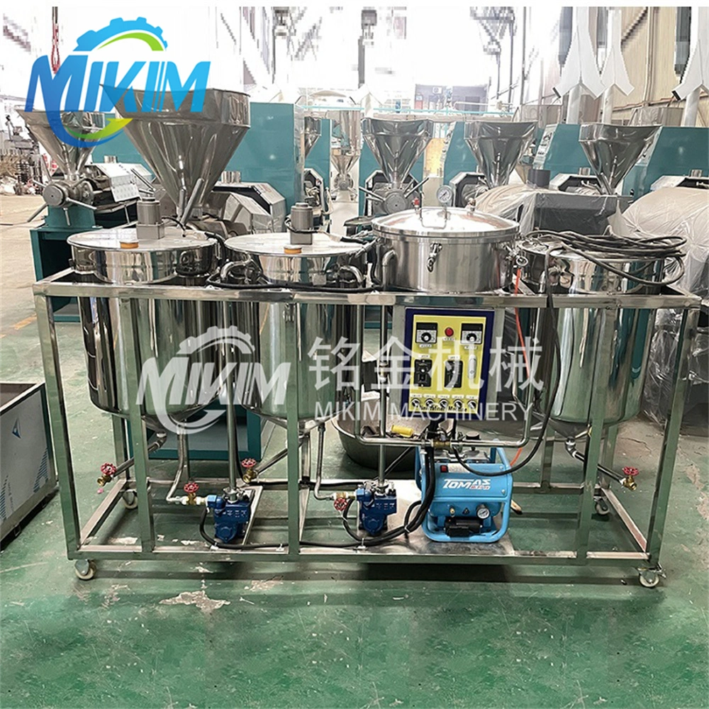 Seyabean Coconut Peanuts Seed Oil Refinery Production Line Manufacturer Edible Cooking Oil Extraction Machinery Refining Processing Machine of Palm Oil