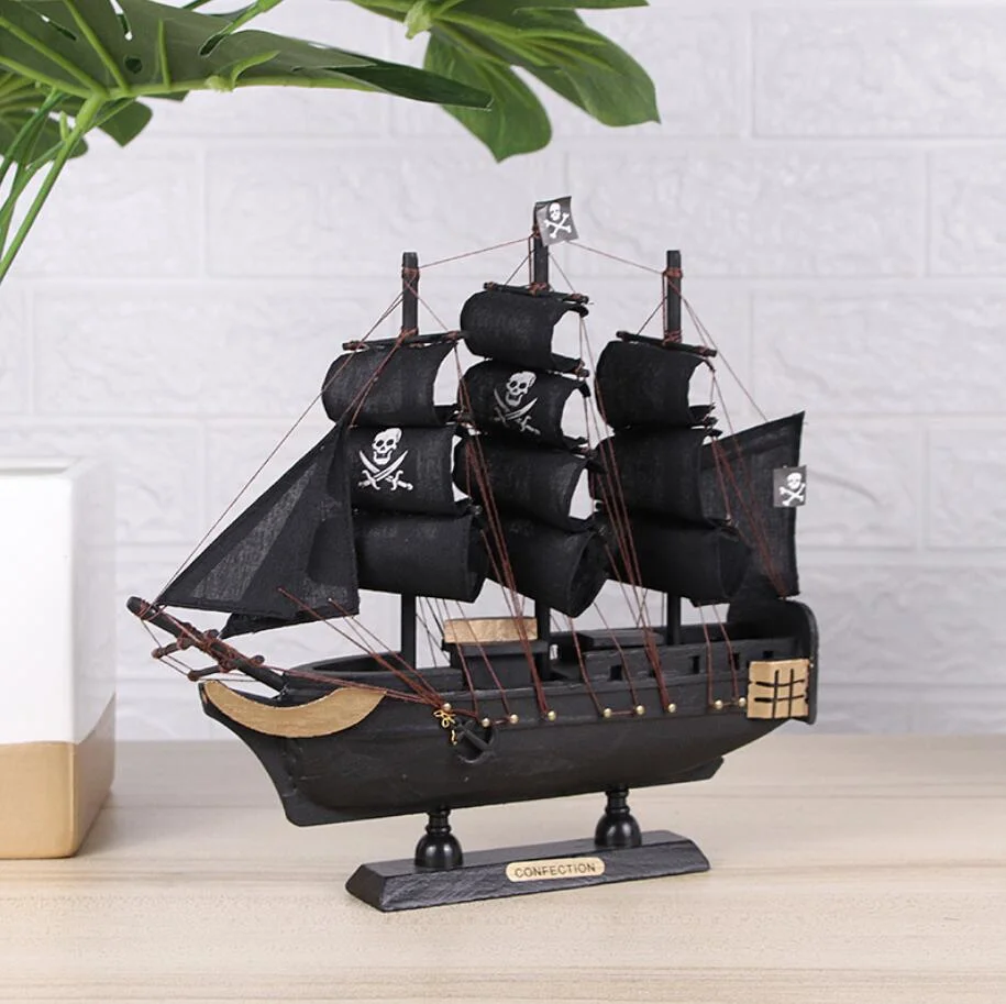 Hot Sale 40 Cm Wooden Pirate Ship