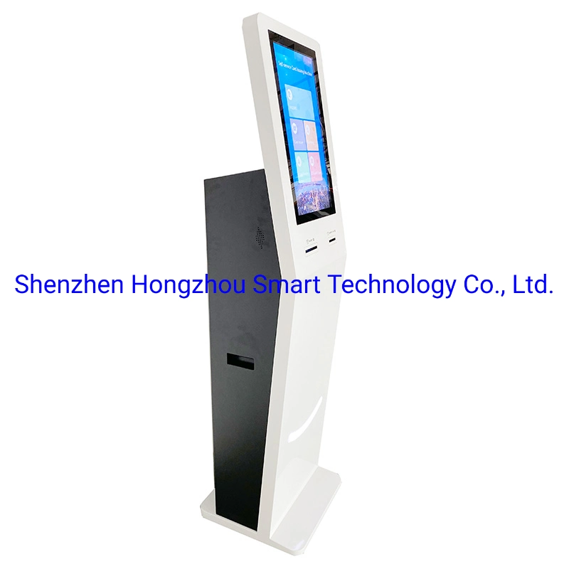 Built in RFID Card Reader SIM Card Dispenser Self Service Hotel Check-in Kiosk