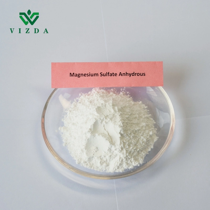 Sulfate de magnésium anhydre (poudre blanche) pour usage agricole/industriel