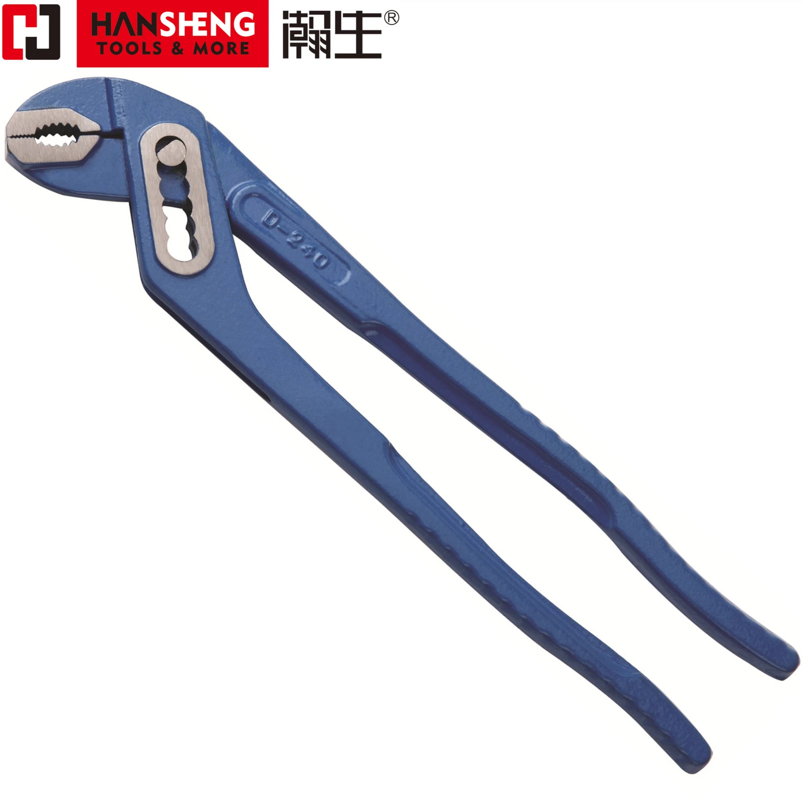 Professional Hand Tools, Made of CRV, High Carbon Steel, Water Pump Pliers, Groove Joint Pliers, Pear-Nickel Plated
