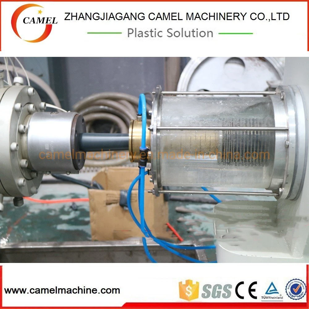 Plastic HDPE PPR PP Pipe PE Red Orange Electrical Conduit Tube Making Machine Extrusion Production Line