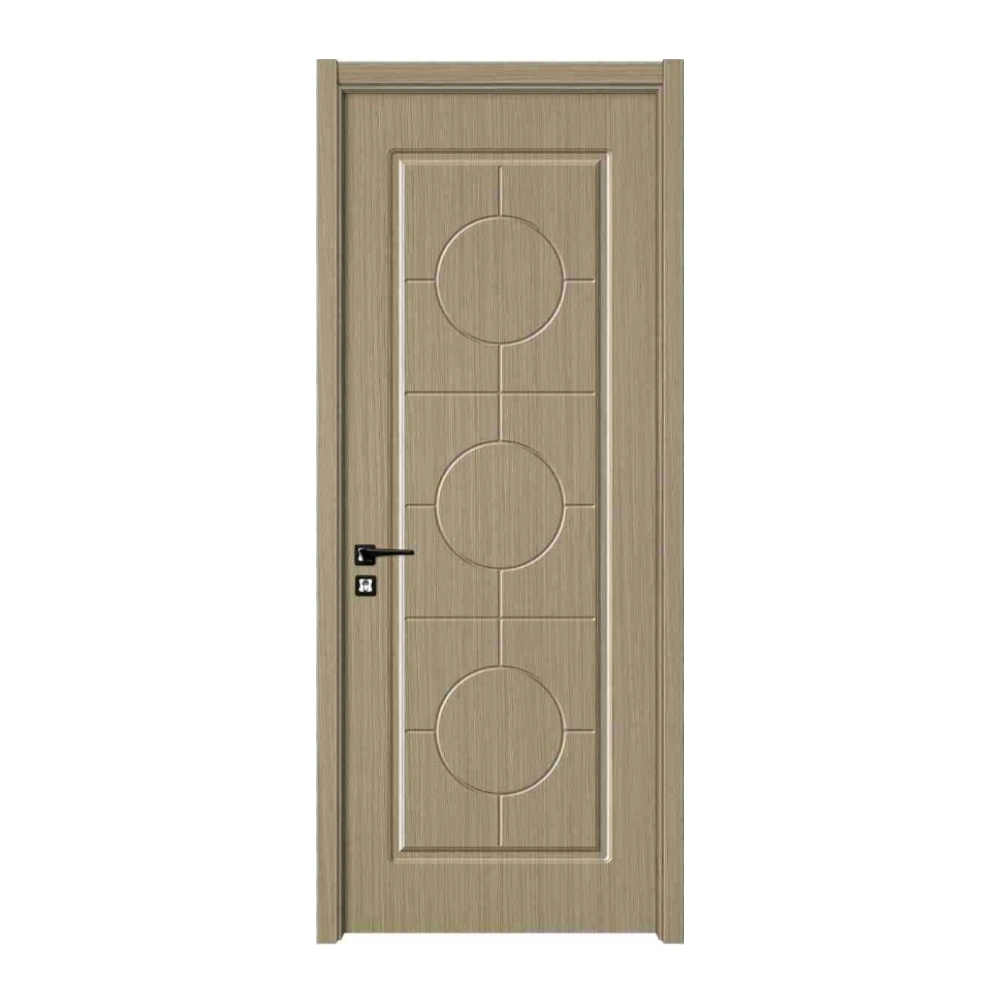 Modern Home Office Single Melamine Interior Wood Door with Frames