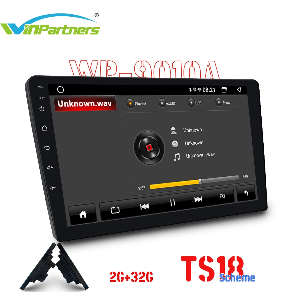 2g+32g 9-Inch All-in-One Machine Android Auto Car Audio MP5 Player GPS WiFi Wp9010A