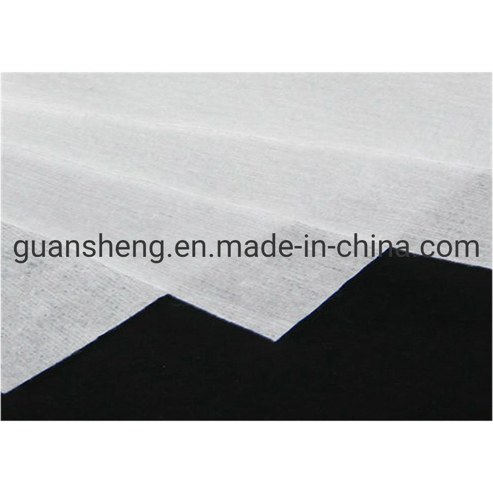 Fabricado en China Spunlace algodón tejido no tejido Spunlace Cruz Nonwoven Fabric rollo para las toallitas húmedas/Tack Rag/Pañales/máscara