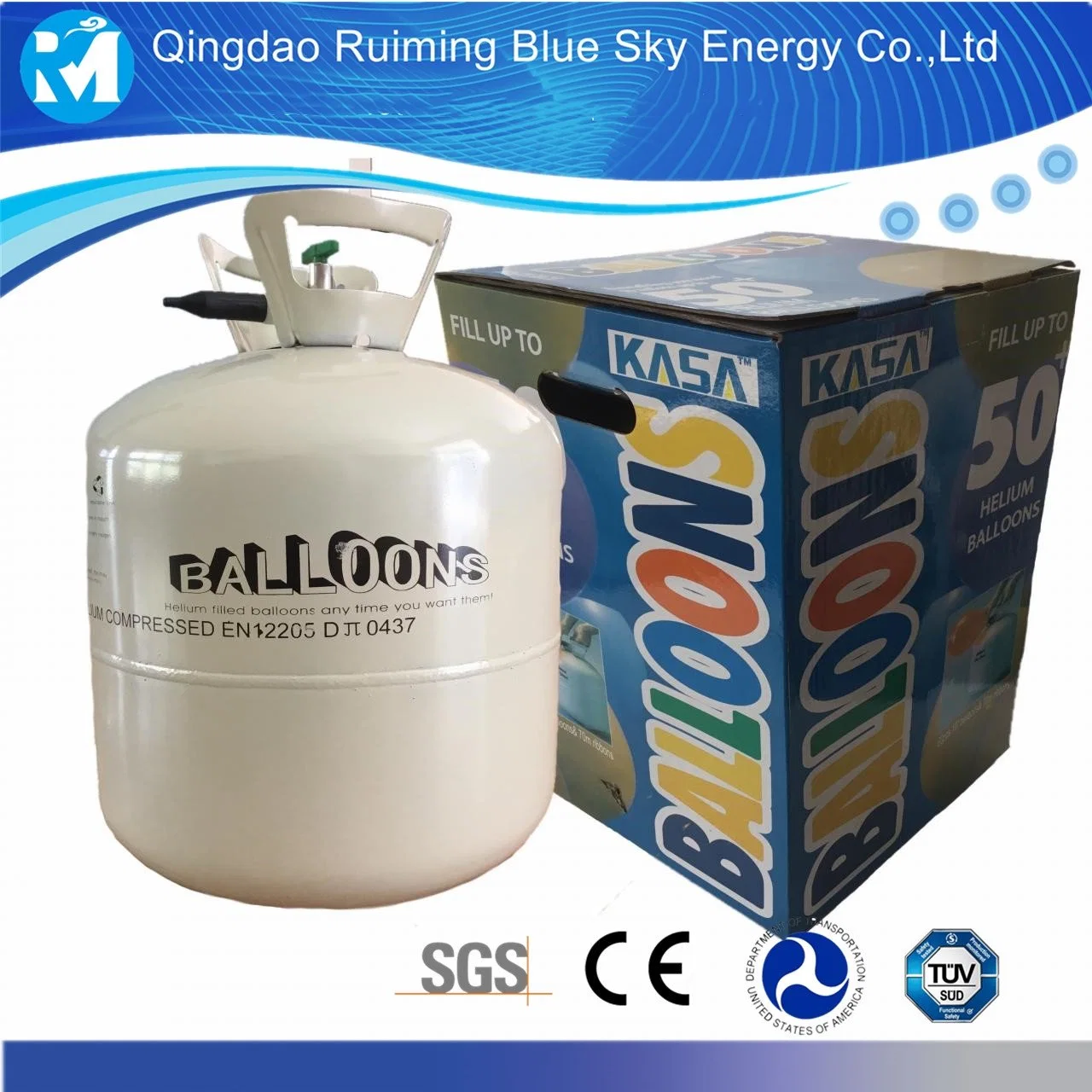 High Purity Industry Grade Helium Gas