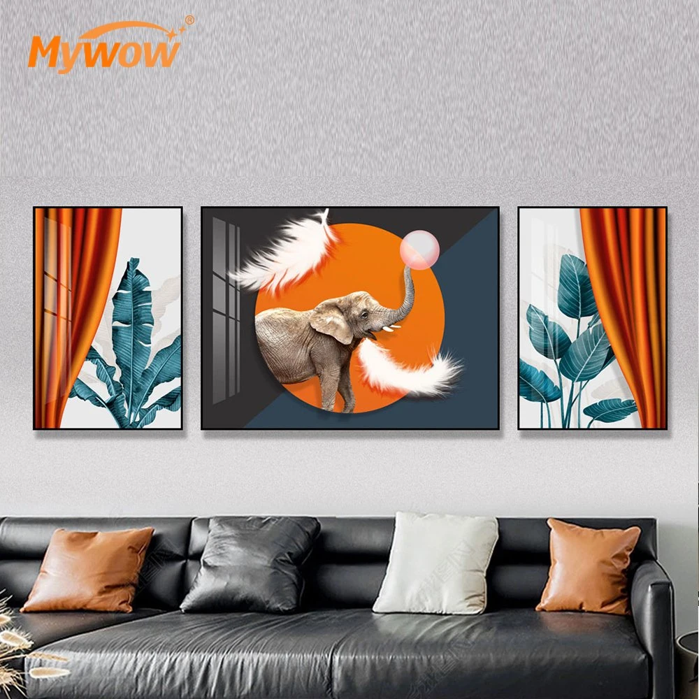 High quality/High cost performance  New Arrival Animal Picture Artwork Painting for Home Decoration