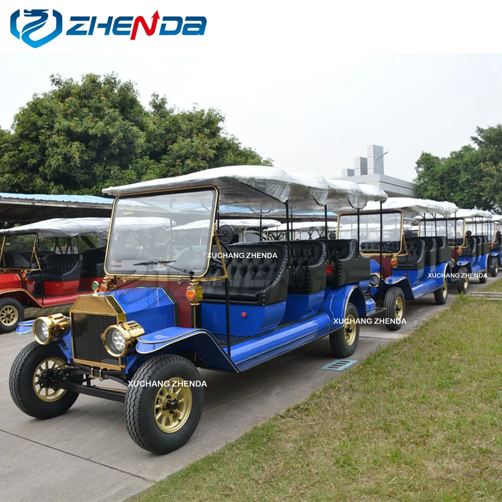 Tourist Coach Electric Classic Sightseeing Vintage Car with CE Certificate