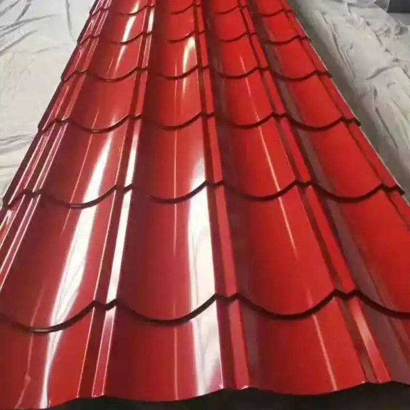 Different Types of Aluminium Roofing Sheets 0.7 mm Thick Zinc Coated Prepainted Galvanized Corrugated Sheets