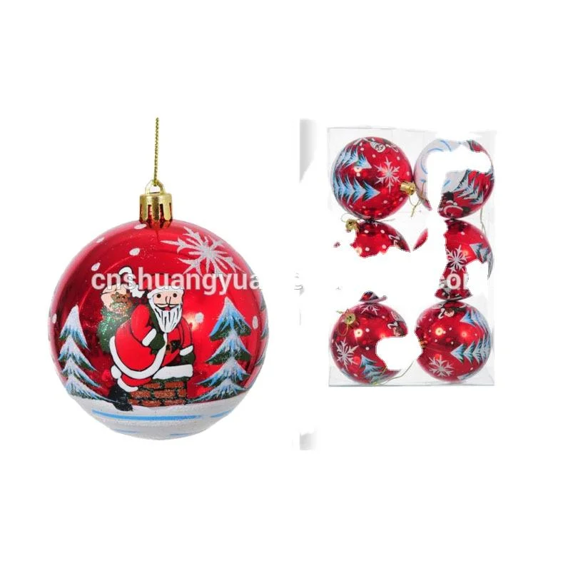 Christmas Tree Decorations Hanging Ornaments Plastic Balls