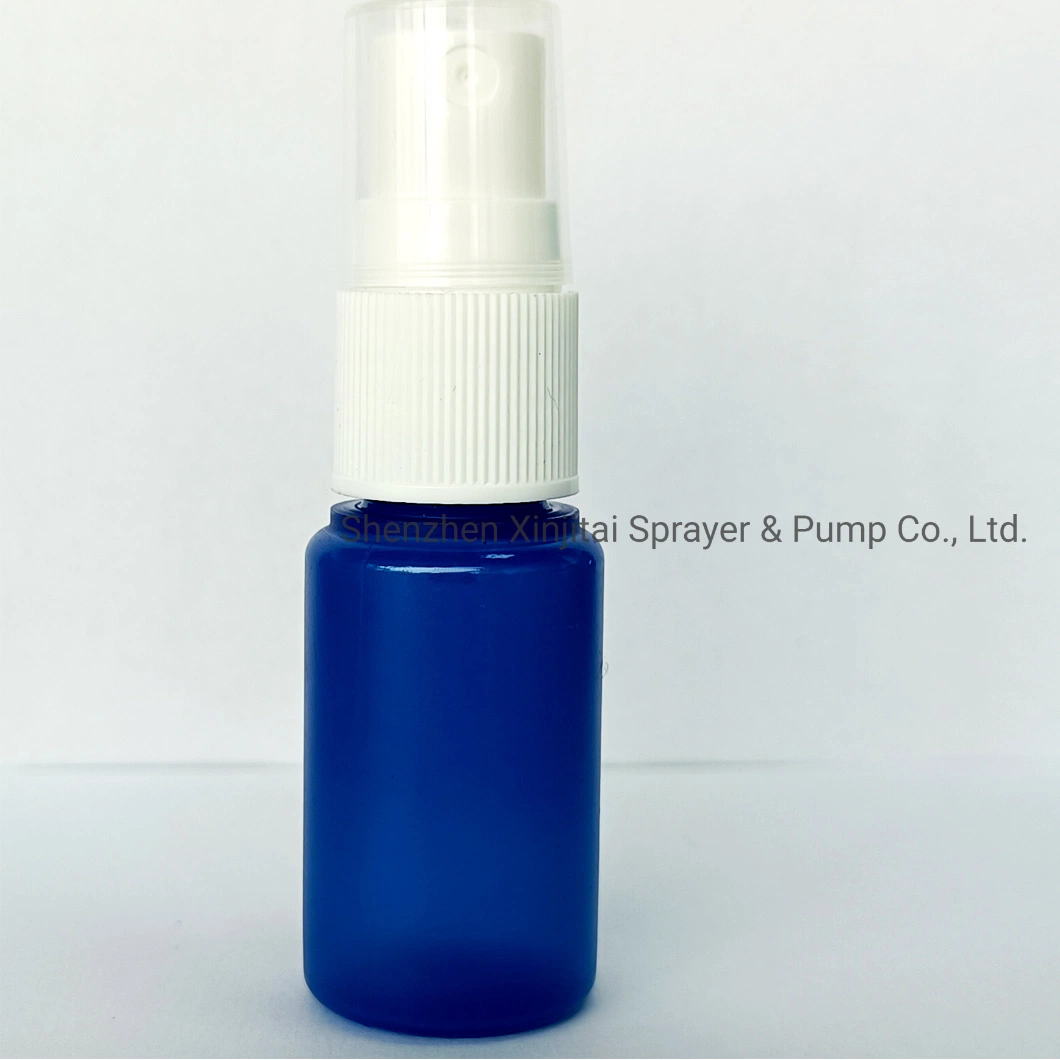 15ml PP Blue Bottle with Oral Spray Buccal Sprayer for Liquid Candy Solutions