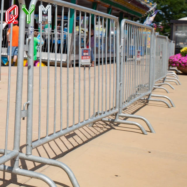 Road Construction Traffic Steel Crowd Control Temporary Fence