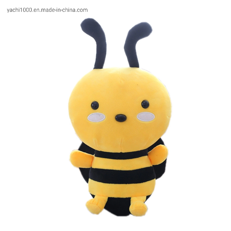 De nouveaux styles de somptueux jouet en peluche adorable abeille à miel doux