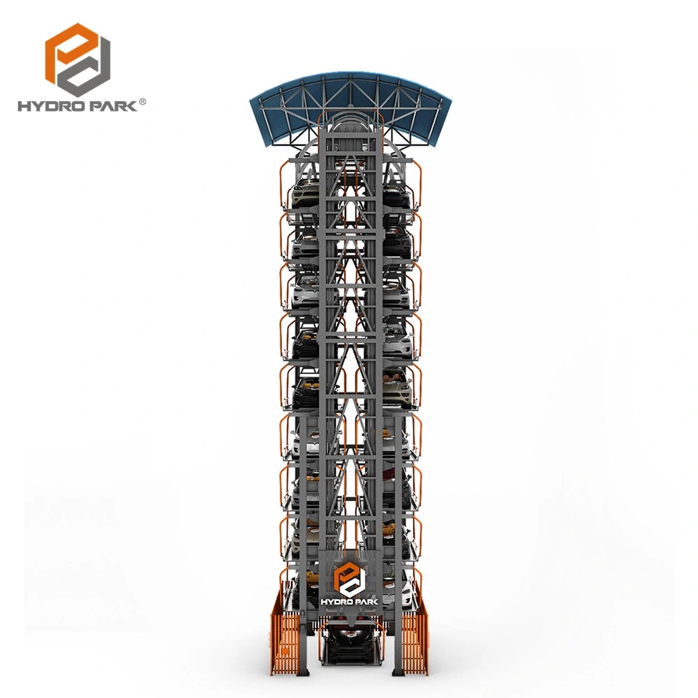 Carrossel robótico Estacionamento rotativa mecânica do sistema de travão de imobilização levantado carro elevador Elevador Estacionamento