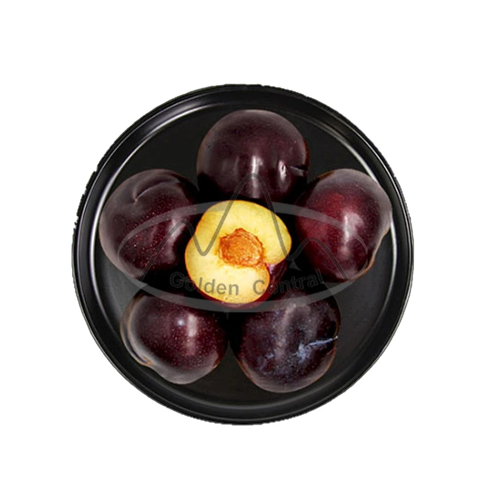 New Harvest Chinese Fresh Plum Plums Fresh Fruits Black Brin Black President Lowest Whole Sale Price