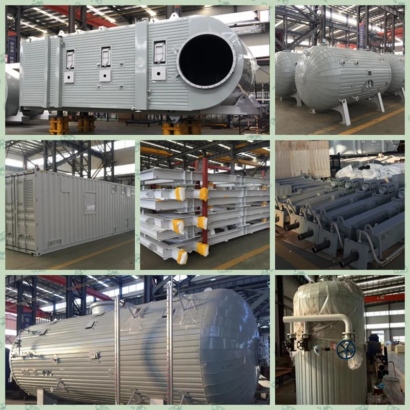 Hfo Generator Set Waste Heat Steam Boiler 6.5t Hrsg for Power Generation