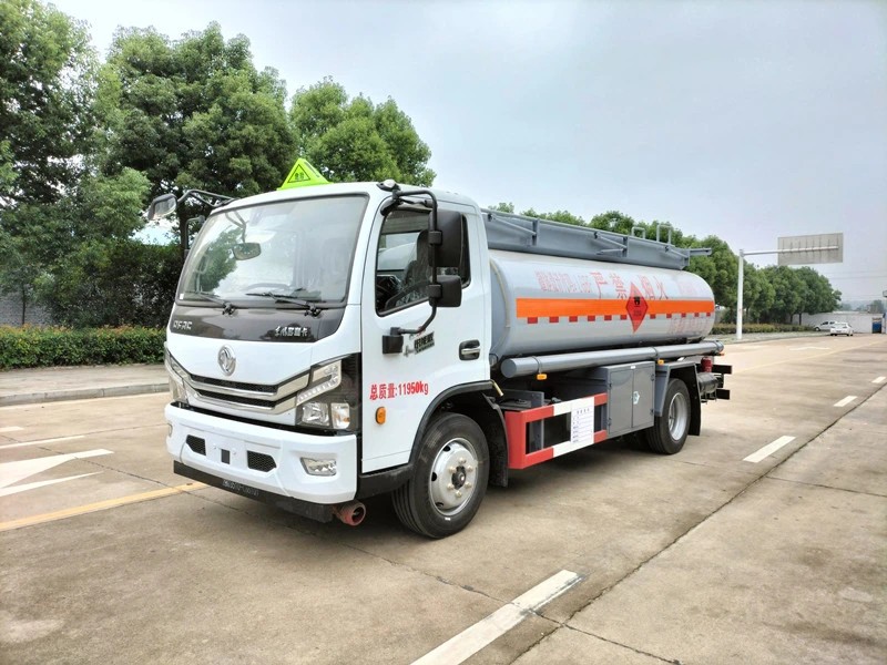 Dongfeng Brand 4X2 Capacity 5000 Liers Crude Gas Diesel Oil Tanker Small Mini Fuel Tank Truck with Fuel Dispenser in Pakistan Kenya Low Price and High quality/High cost performance 