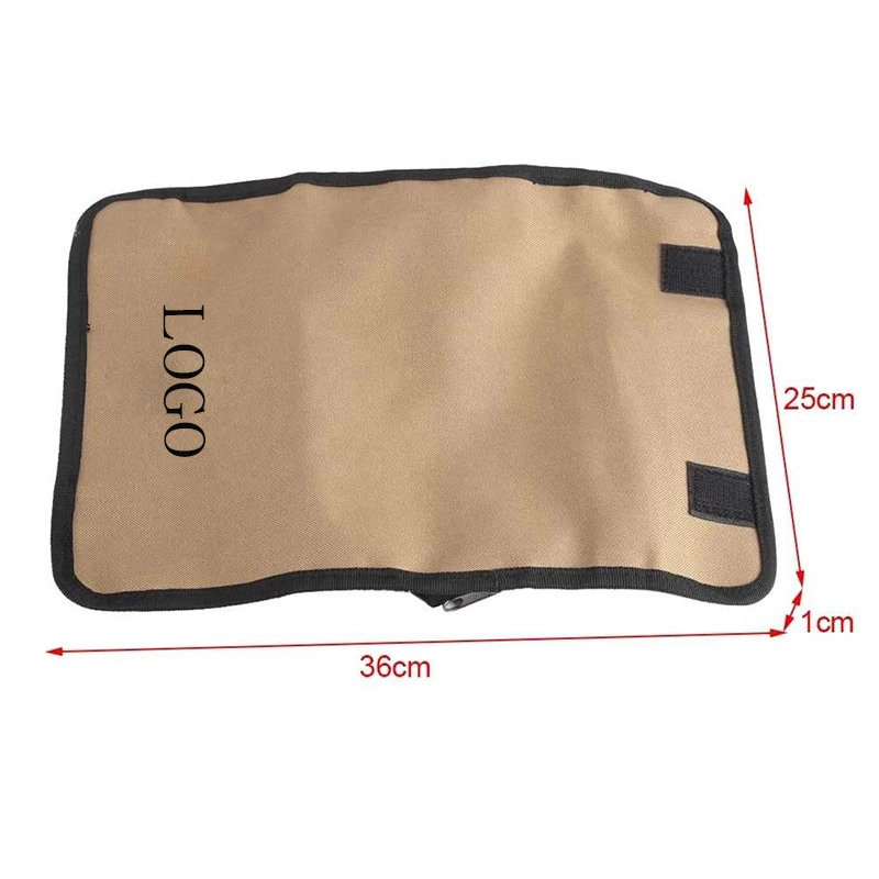 Waterproof Durable Oxford Canvas Tool Bag Chisel Roll Rolling Repairing Tool Utility Bag Electrician Roll up Tools Storage Bag