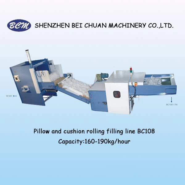 Automatic Pillow&Cushion Rolling Filing Line Bc108