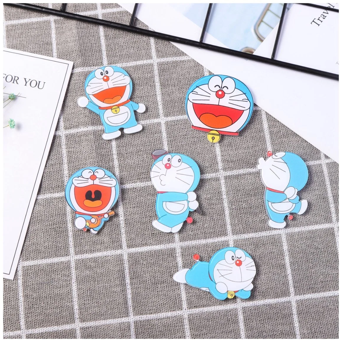 Promotional Cartoon Figure Acrylic Fridge Magnet with Good Quality