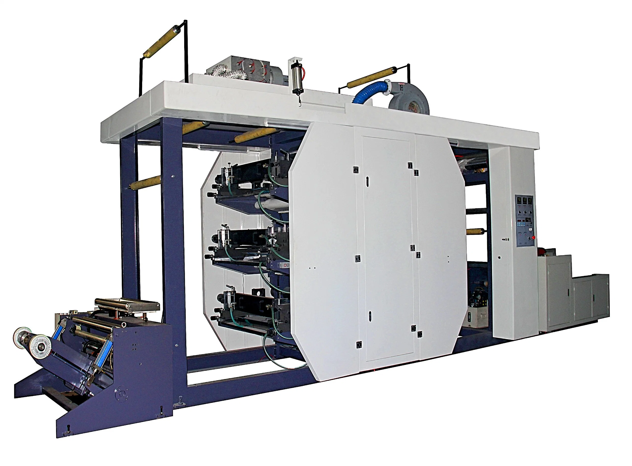 6COR 100m/min Flexo máquina de impressão para o saco de tecido/papel