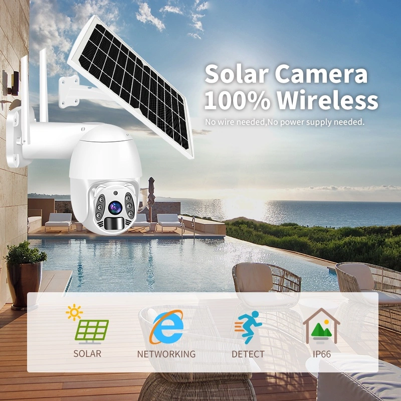 CCTV Security System PTZ Camera Outdoor Waterproof 3MP Cat4 Module 4G SIM Card Solar Camera No Need Cable Tuya CCTV HD Camera